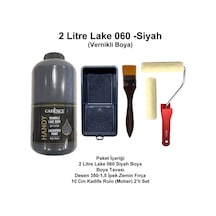 2 Litre Handy Lake 060 Siyah Kendinden Vernikli Set Siyah Siyah