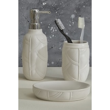 Karaca Home Christy Banyo 3'lü Aksesuar Seti 153.09.01.2165 Beyaz