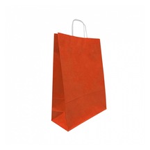 Kika Büküm Saplı 25x12x31 Kırmızı Karton Çanta 1000490- 12 Adet