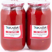 Tokasya Ev Yapımı Salça Domates ve Biberli Kavanoz 2 x 1200 G