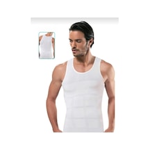 Erdem 650 Erkek Seamless Korse Atlet 3 Adet Beyaz