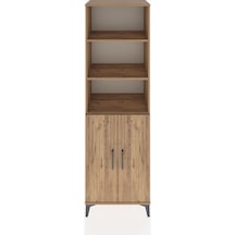 Hyperion Dolap 4 Raflı 2 Kapaklı 60x44x195 Çam-çam Çam