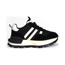 Lufian 122230053 Tatum Kadın Hakiki Deri Klasik Sneaker Siyah Siyah