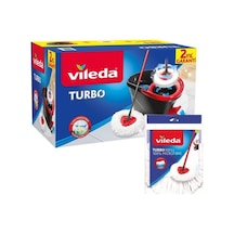 Vileda Turbo Pedallı Temizlik Seti + Yedek Paspas