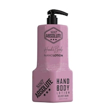 Nano Absolute Hand & Body Lotıon Velvet Skın Pembe 500 Ml / Nano Absolute El Ve Vucüt Losyonu