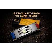 Ultra Slim Led Trafo 12.5amper,12 Volt 12,5 A