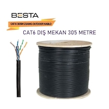 Best-cat06 Outdoor Pe Besta 23awg Cat6 305m Kablo