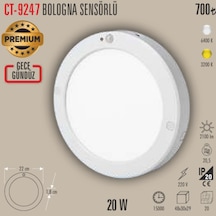 Ct-9247bologna Sensörlü Spot 1 Adet Beyaz