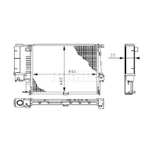 Mahle Cr 239 000s Motor Su Radyatoru Man/sanz Klımalı Bmw M40 M43 M50 M52 E30 E36