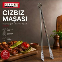 Paslanmaz Çelik Et Mangal Maşası 38 Cm
