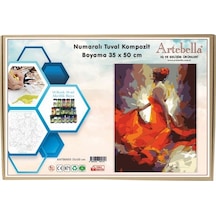Artebella Numaralı Tuval Kompozit Boyama Antb0005 "Dansçı"35X50 C