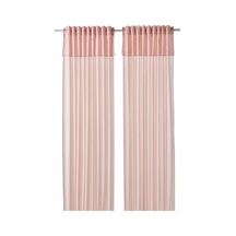 Ikea Moalısa Fon Perde 145x300 Cm Pembe