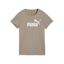 Puma Ess No. 1 Logo Tee Bej Kadın T-shirt