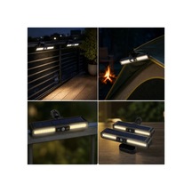 2'li Mandallı Led Solar Lamba - 36 Led - Hareket Sensörlü - 3 Modlu
