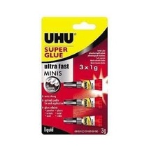 Uhu Süper Glue 3'lü Mini Yapıştırıcı 45420