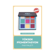 Cocosh She Colorful 9 Renk Göz Farı Paleti, Yüksek Pigmentasyon, Topaklanmaz, Kolay Dağılım - 9 Color Diğer