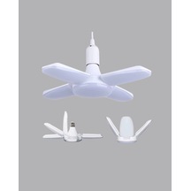 Buğz Enerji Tasarruflu Led Ampül 60 Watt 4 Kollu Beyaz Işık Yeni Nesil - Buğz Çok Renkli