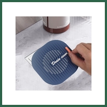 Bezos Süzgeçli Lavabo Gider Koruyucu Mat Gri Bzs01 Standart