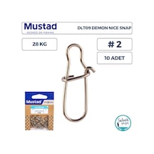Mustad Demon Dlt09 Nice Snap Klips 2 28kg 10 Adet