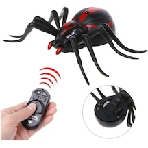 Heamor Çocuk Oyuncak Uzaktan Sıralı Hayvan Örümcek Modeli U - Siyah