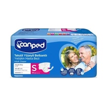 Canped Tekstil Yüzey Belbantlı Hasta Bezi S 30'lu