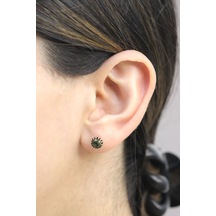 Peridot Taşlı Otantik Bayan Gümüş Küpe N11.75779