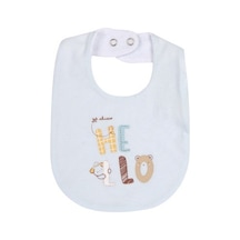 Chicco Kız Bebek Baskılı Mama Önlüğü 09102086000000 000021 Mavi