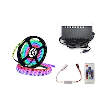 WS2811 ARGB Pixel Şerit Led 5 M RF Kontrol Devresi + Adaptör