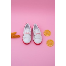 Aymeravm - Beyaz Yanı Kırmızı Şeritli Bebe Ayakkabı - Mia0802...