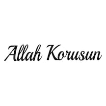 Allah Korusun Sticker-miyrem Oto-motor-laptop-duvar-dekor 20 X 4 Cm