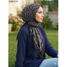 Eyfel Eşarp Eyfel Desenli Dimi Pamuk Eşarp 1048-119 Çok Renkli