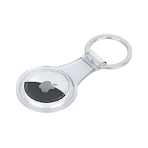 Ekılıf - Airtag Uyumlu Silikon Anahtarlık - 07 - Şeffaf