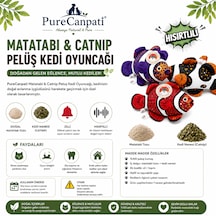Matatabi & Catnip Zilli Ve Hışırtılı Peluş Kedi Oyuncağı 1 Adet