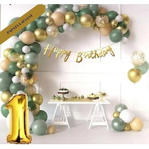 Lüks 1 Yaş Doğum Günü Balon Seti