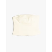 Koton Straplez Crop Büstiyer Kırık Beyaz 4sak30128pw