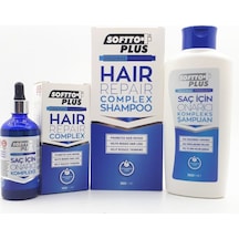 Softto Plus İkisi Bir Arada Saç Onarıcı Şampuan 360 ML + Kompleks Serum 100 ML