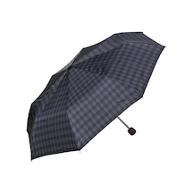 Baginn Snotline Şemsiye Süper Mini Ekose Füme 09G Siyah