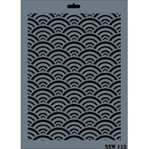 Rich New Seri N-113 Stencil 35X25 Cm