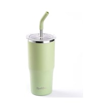 Tantitoni Yeşil 2 Fonk. Çift Katmanlı Pipetli Termos Bardak 700 Ml