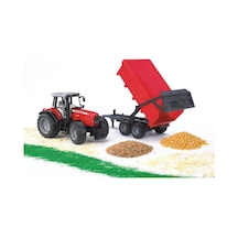 Massey Ferguson 7480 Traktör Ve Römork - Özel Seri Br02045 Kırmızı