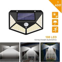Technojet 100 Ledli Güneş Enerjili Bahçe Lambası Solar Hareket Sensörlü Şarj Olabilen
