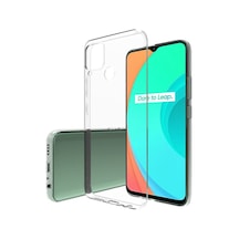 Realme C15 Kılıf Lüx Şeffaf Silikon