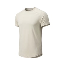 Genius Store Erkek Spor Tişört Fitness Antrenman Tişörtü Oval Kesim Likralı Süprem Reglan Kol Oval-t22 Taş
