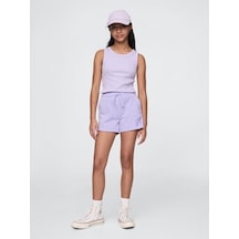 Gap V-frch Ft Logo Short Kız Çocuk Sort Mor