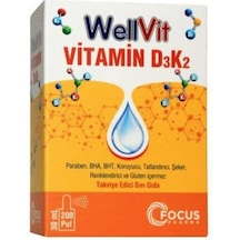 Wellvit D3k2 Vitamin D3 Ve Vitamin K2 Sprey 30ml