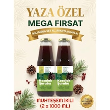 2 X 1000 Ml Bergama Kozak Vakfı Kozalak Şurubu Giritli Metin Efendi