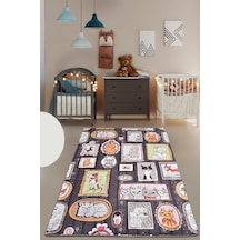 Frame Cats And Dogs Djt 80X120 Cm Çocuk Ve Bebek Halısı
