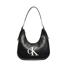 Calvin Klein Kadın Siyah Bold Crescent El Çantası-15993