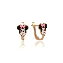 Çelikoğlu Kuyumculuk 14 Ayar Altın Mickey Mause Çocuk Bebek Küpe