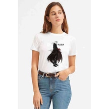 Anime Tokyo Ghoul Anteiku Baskılı Beyaz Kadın Tshirt (534308111)
